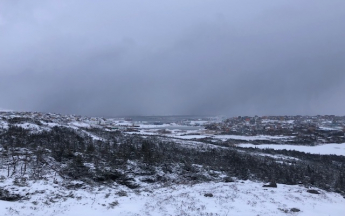 Averses de neige - Anse à Ravenel - St Pierre - janvier 2025