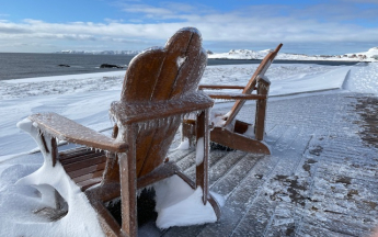 Episode de verglas - Fauteuils verglacés au Diamant - St Pierre - Mars 2024