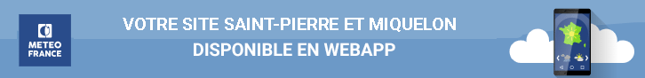 Site Météo-France Saint-Pierre et Miquelon en WebApp