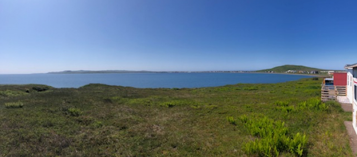 Vue sur le village de Miquelon - 29 juin 2025 Vue sur le village de Miquelon - 29 juin 2025